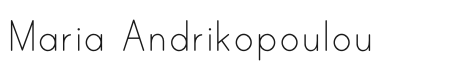 Maria Andrikopoulou Logo